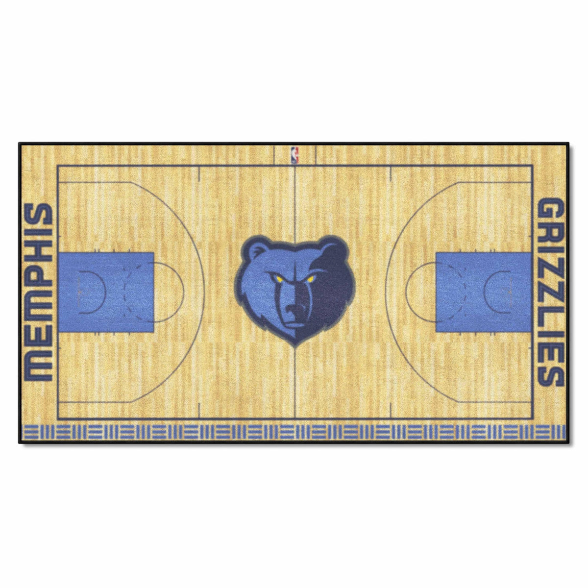 FANMATS NBA Memphis Grizzlies Nylon Face NBA Court Runner-Large , 29.5x54