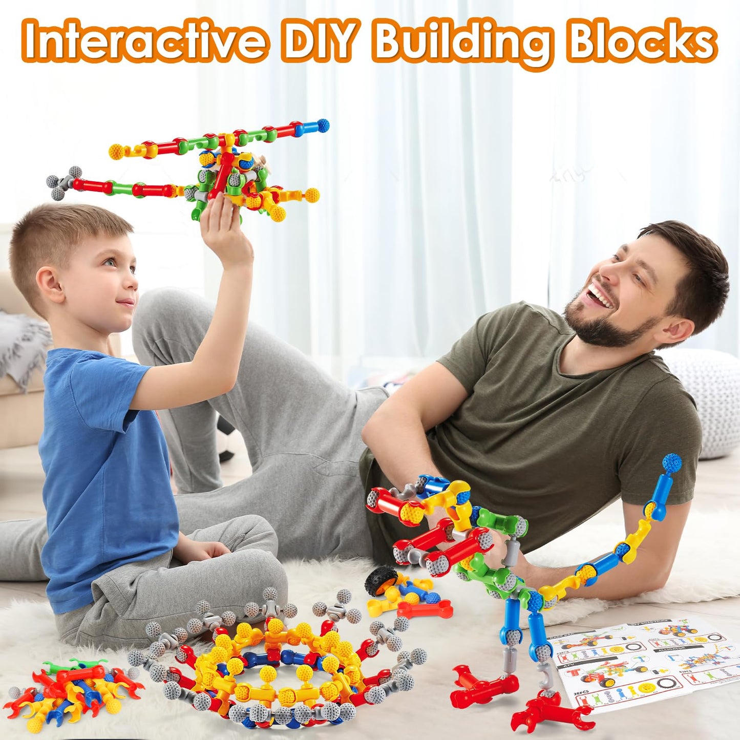 Moontoy Stem Toys For 3 4 5 6 7 8+ Year Old Boy Girl Easter Birthday Gift Building Toys For Kids Ages 4-8 4-6 5-7 6-8 Blocks Tod