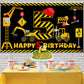 Construction 5Th Birthday Banner Decorations For Boys Kids, Dump Truck Construction Theme Five Birthday Party Supplies, Excavato