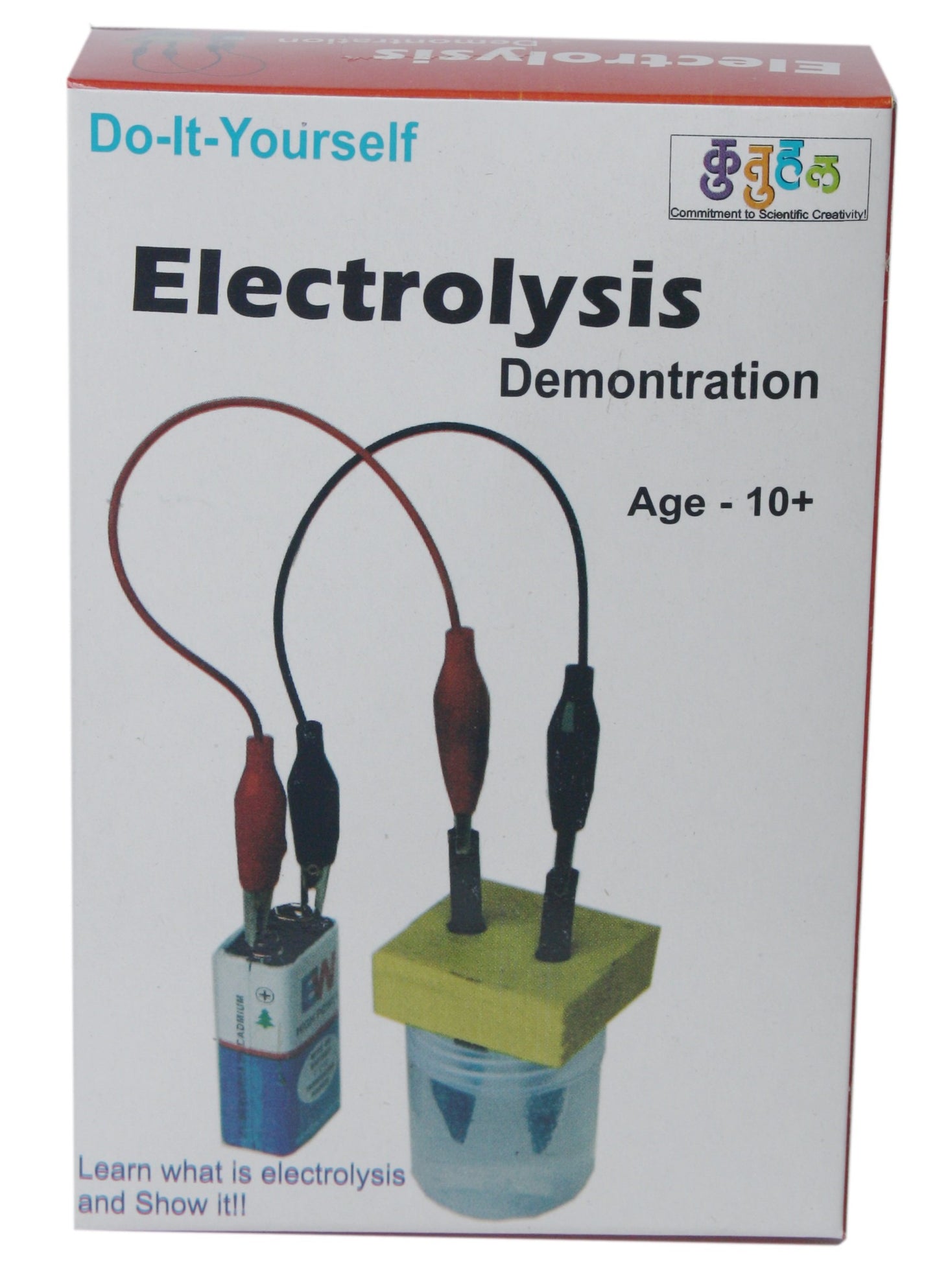 Kutuhal Electrolysis Of Water Demonstration Kit. DoItYourself Experiment Kit. Chemistry School Project Multi Color