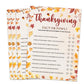 Bltgh Thanksgiving True or False Game Card Fun Fall Party Icebreaker for Family and Friends Autumn Holiday Gathering Activity 5x7 Inch Cards with Answer Card