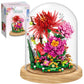 QARULUS Flower Bouquet Building Kit Flowers Botanical Collection DIY Plants Bonsai Tree Friends Sets mature-themed Building Blocks Set Christmas New Year Birthday Gift for Girls Mom Women Girlfriend(Roses)