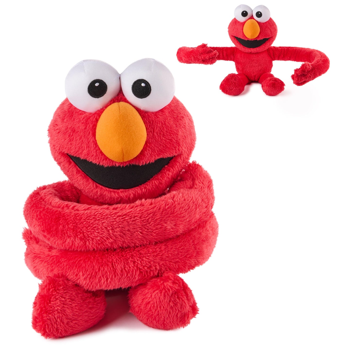 GUND Sesame Street Official Elmo Hug-a-Moves Plush  Plush Muppet  Sensory Toy  enhanced Plush Toy for Ages 1 & Up  Red  14 