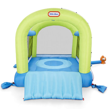 Little Tikes Splash N' Spray Indoor/Outdoor 2-In-1 Inflatable Bouncer, 108.00   L X 84.00   W X 82.25   H