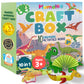 Mumaloo Dinosaur Craft Box - 10 Creative Arts and Crafts for Kids Ages 4-8, Fun, No Mess, Educational, Toddler, Preschool & Home