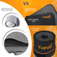YUPYY Puzzle Mat Roll Up - Large 46"x26" Rubber Organizer for Up to 1500 Pcs, Black, No Creases for Jigsaw Puzzles