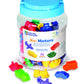 Learning Resources Mini Motors Counting and Sorting Fun Set - 72 Pieces, Ages 3+ Car Counters for Kids, Preschool Math Counters,