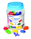 Learning Resources Mini Motors Counting and Sorting Fun Set - 72 Pieces, Ages 3+ Car Counters for Kids, Preschool Math Counters,