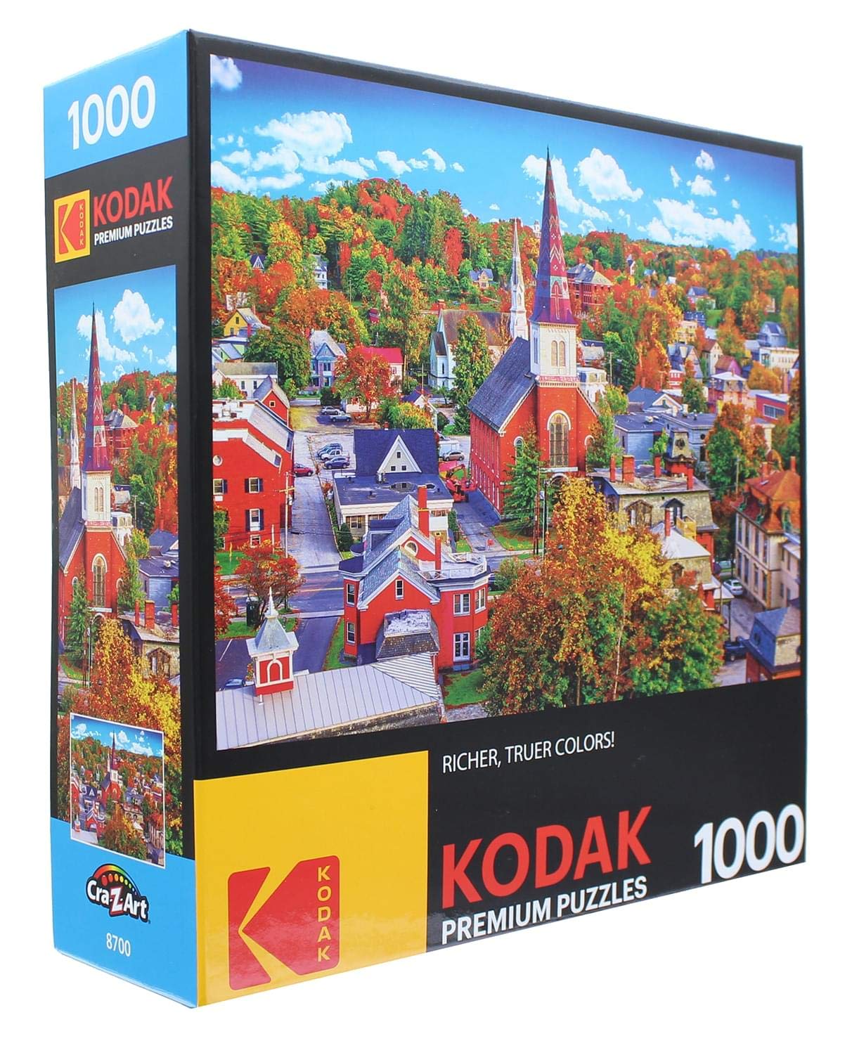 Roseart - Kodak Premium - Montpelier, Vermont Townscape - 1000 Piece Jigsaw Puzzle For Adults