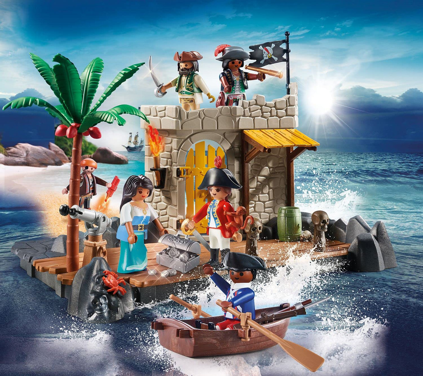 Playmobil My Figures: Pirates' Island, Multicolor, One Size, Model 70979, Plastic