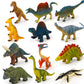 Mikneke Small Dinosaur Figurines Learning & Education Toys, Plastic Realistic Dinosaur Animal Figures Games Toys, Preschool Lear