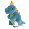 Aurora® Heartwarming Sentiment Get Well Dino Stuffed Animal - Emotional Connection - Personalized Gifting - Blue 11.5 Inches