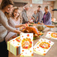 Thanksgiving Pumpkin Disposable Paper Napkins with Pumpkin Maple Leaf & Thankful Design, Thankful Hand Paper Towels for Thanksgi