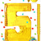 Sratte Number Piñata Birthday Piñata Decorations Gold Foil Piñata With Stick Blindfold Confetti For Boy Girl Birthday Party Decorations Anniversary Celebrations Fiesta Supplies(Number 5)