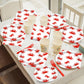 Qyeahkj 100 Pcs Crab Party Decoration Crab Boil Party Paper Plate Napkin Fork Set Summer Crab Dinnerware Tableware Crab Seafood
