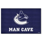 FANMATS 14500 Vancouver Canucks Man Cave Tailgater Rug - 5ft. x 6ft. Sports Fan Area Rug, Home Decor Rug and Tailgating Mat