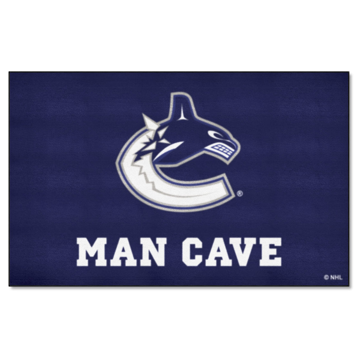 FANMATS 14500 Vancouver Canucks Man Cave Tailgater Rug - 5ft. x 6ft. Sports Fan Area Rug, Home Decor Rug and Tailgating Mat