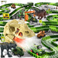 Ihaha 249 Pcs Dinosaur Toys Race Car Track, Toys For Kids Toddler Boys Ages 2-4 3-5 4-6, Dinosaur Race Tracks Toys With Light, Sound & Spray, Birthday Dinosaur Toys Gifts For 2 3 4 5 Year Old Boys