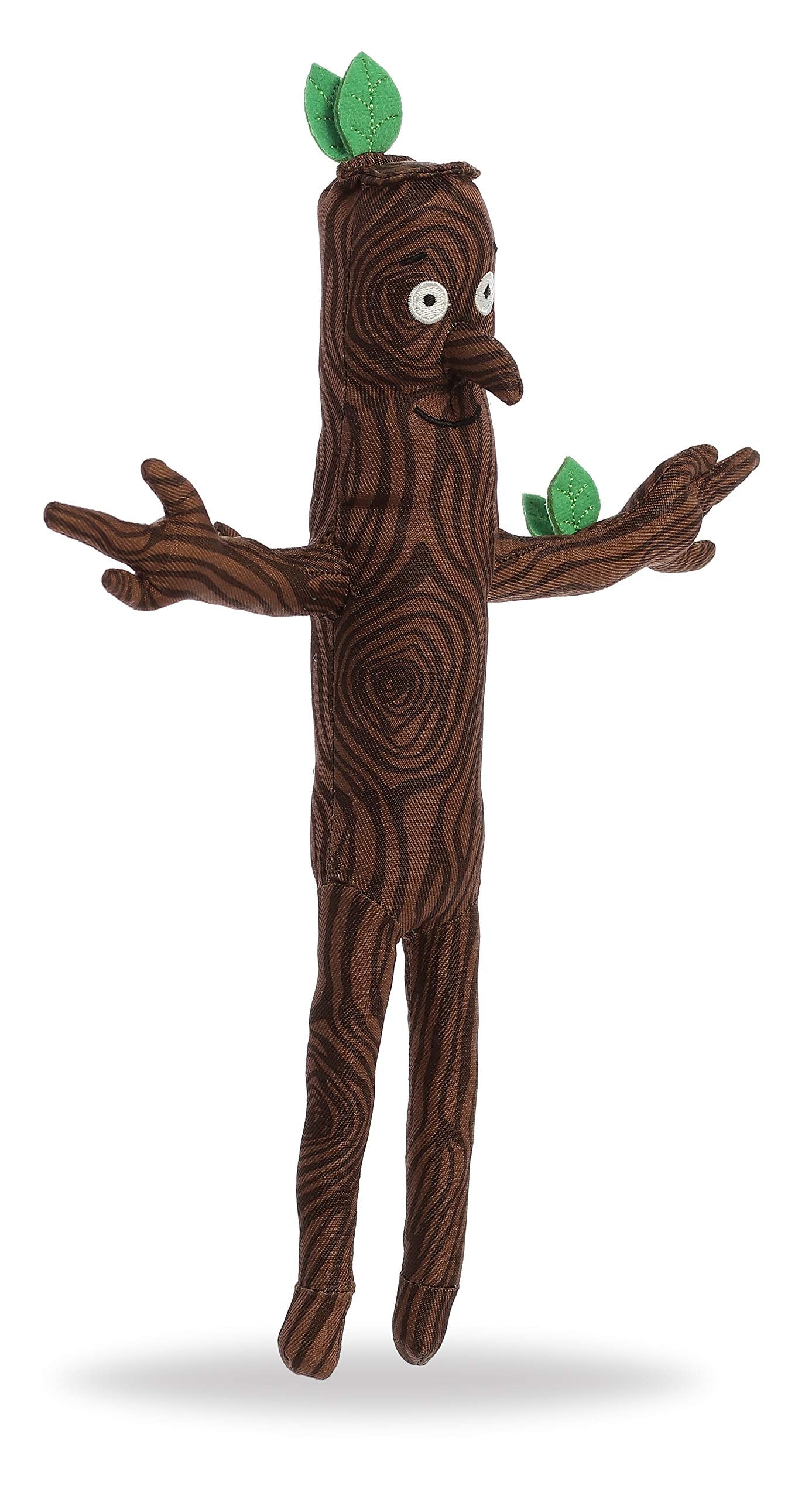 Aurora® Stick Man Stuffed Animal - 12" Brown Polyester Plush - Model 60573 - Enchanting Gruffalo® Design