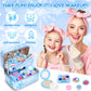 INNOCHEER Kids Makeup Kit for Girl Toys, Frozen Toys for Girls Makeup Kit, Washable Make Up for Kids Double Layer, Frozen Makeup