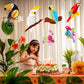 KatchOn, Large Tropical Bird Decorations - 12x5.3 Inch | Jungle Theme Decorations, Luau Party Decorations, Hawaiian Party Decora