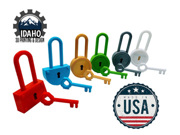 Hello Neighbor Toy Set - Complete Collection 3D Printed |Locks Keys Pretend Play| Made In Usa - Fan Inspired