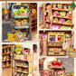 CUTEBEE Book Nook Kit - DIY Miniature House Dollhouse Kit for mature-themed and Teens  Booknook Bookshelf Decor with LED Light  Gifts for Family and Friends (The Greens Grocery)