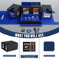 Mtg Deck Box With Commander Display -Patented Design, 5 In 1 Trading Card Storage Box Fit 400 Double-Sleeved Cards, Card Deck Ca