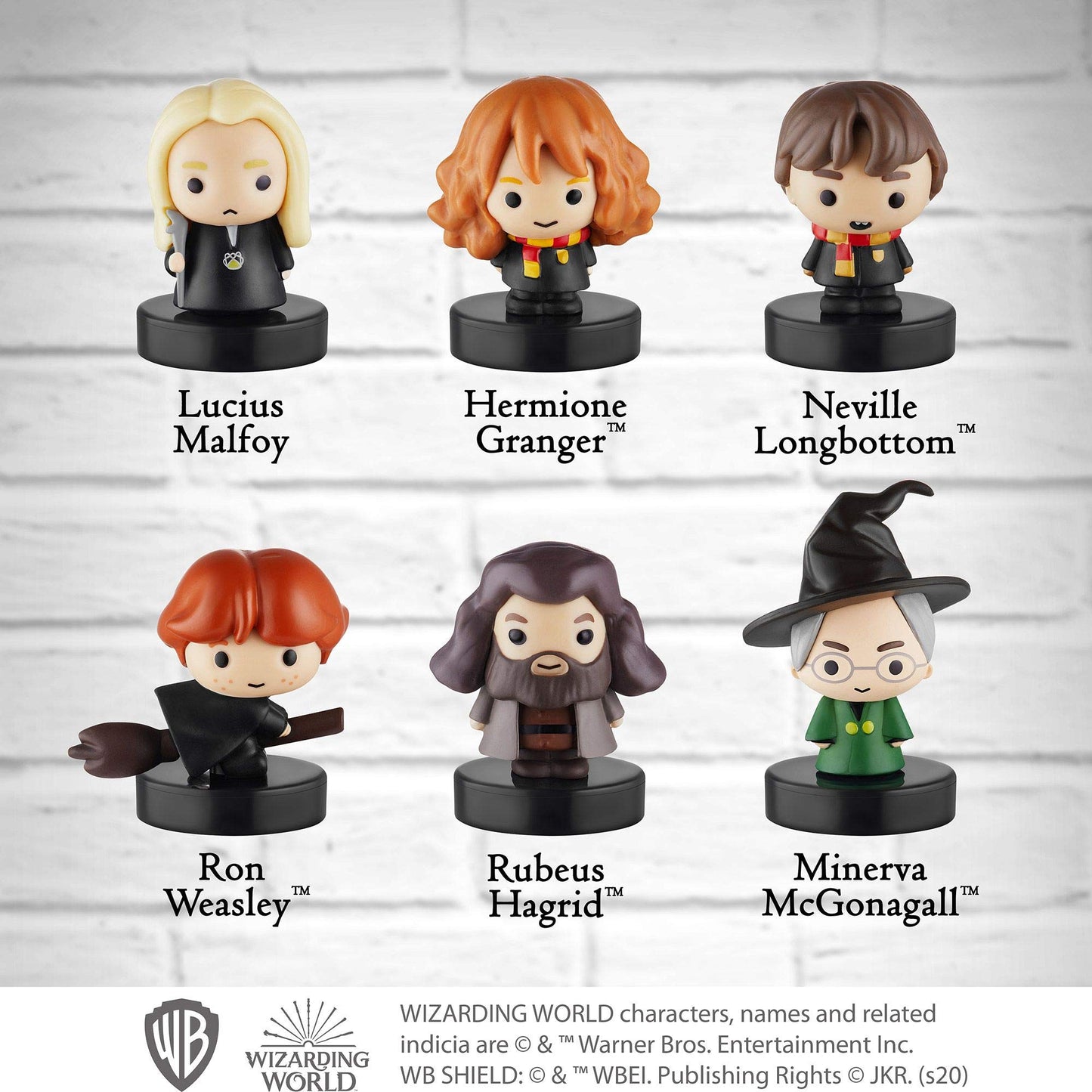 Self-Inking Harry Potter Stampers, Set of 12 - Harry Potter Gifts, Collectables, Party Decor, Cake Toppers - Lucius Malfoy, Herm