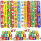 NovaHance 36 PCS Slap Bracelets Christmas Party Favors,Bulk Snap Bracelet Party Favors Supplies for kids&teens Gifts Teacher Cla