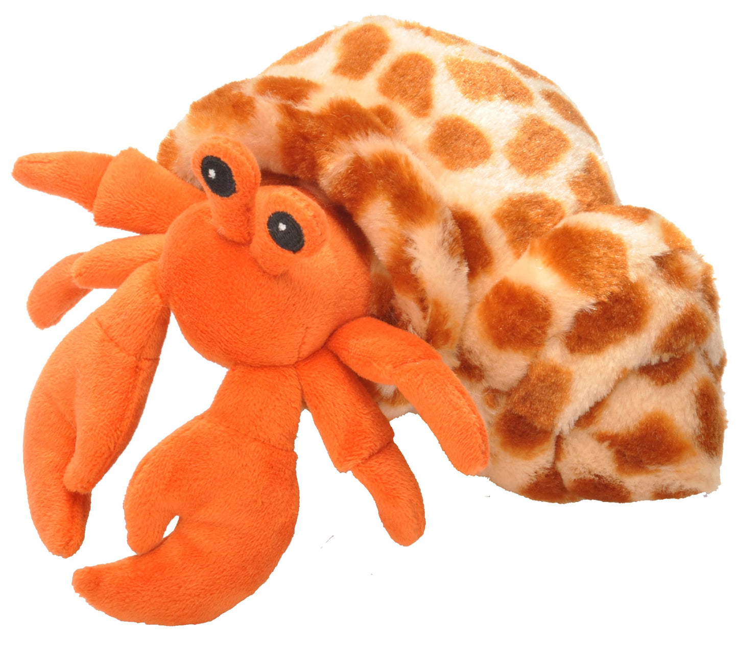 WILD REPUBLIC Hermit Crab Plush Toy, 7" Stuffed Animal, Soft Plush Material, Model 19467, Perfect Gift for Kids