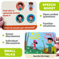 Quokka Abc Learning Flash Cards For Toddlers 1-3 Years - 120 Flashcards For Kids 2-4 In A Bag - Alphabet Numbers Letters Preschool Activities Ages 4-8 - Gift Speech Therapy Toys 1-3-5 Yo