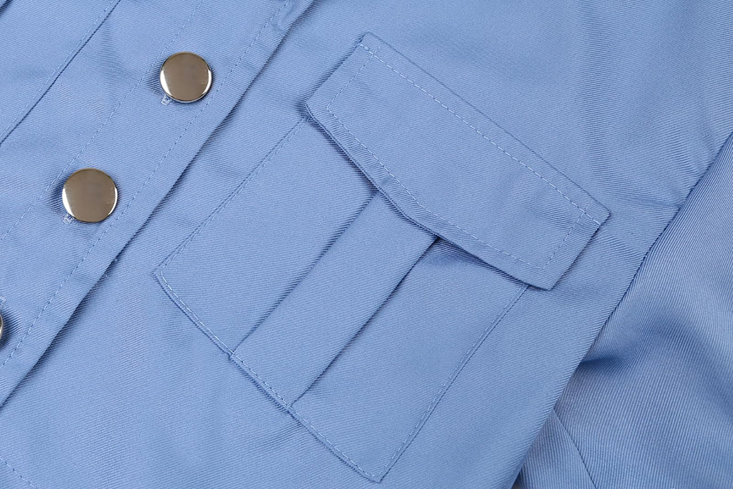 Koatobbor Girls Police Officer Costume Kids Cop Cosplay Outfits Uniform for Halloween Dress Up (3-4 Years)