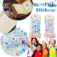 150Pcs Snowflake Birthday Party Favors Supplies Kids Girl Winter Party Decorations Set Include 50 Cookie Bags,12 Bracelets,12 Sn