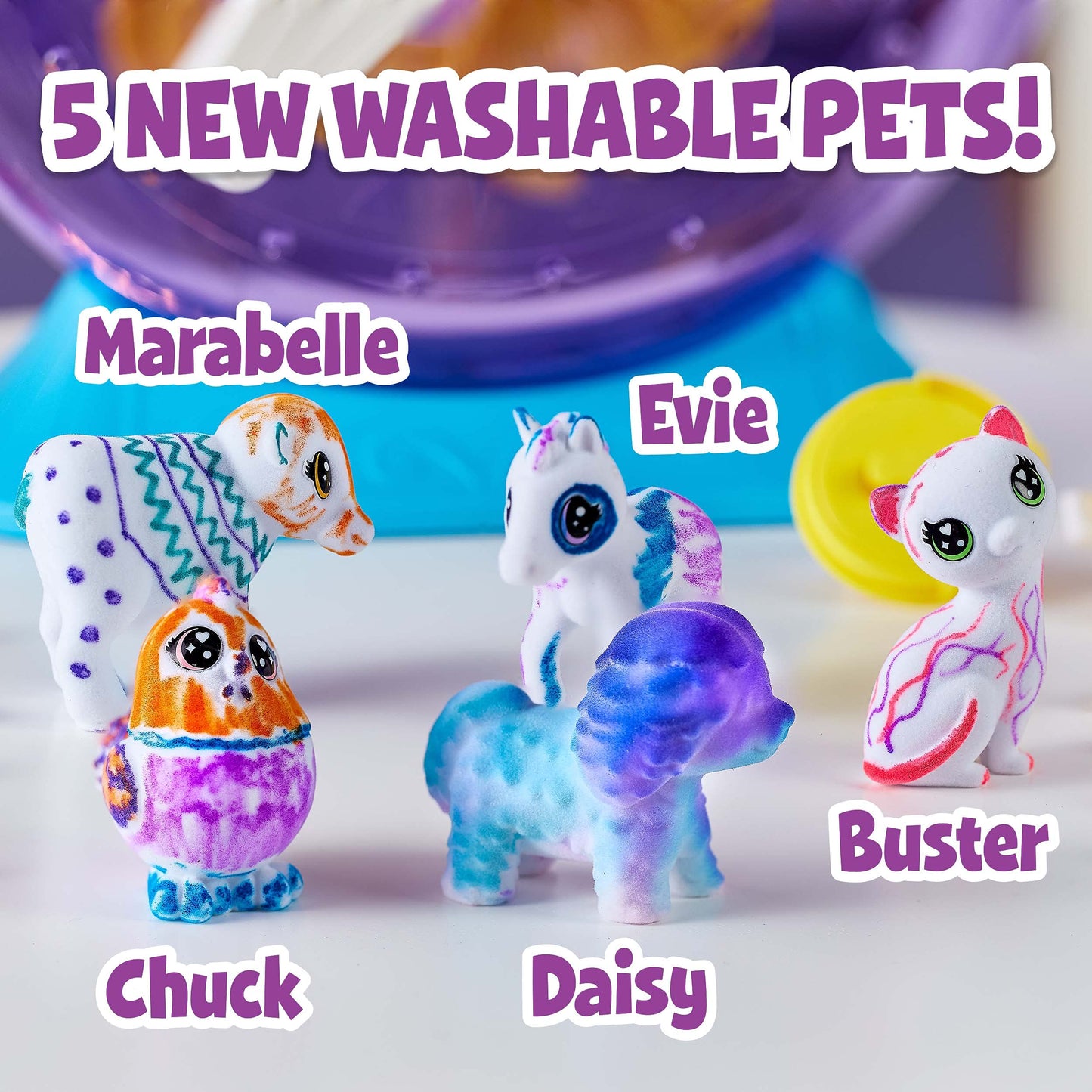 Crayola Scribble Scrubbie Pets Carnival Playset, Pet Grooming Toy, Animal Toys For Girls & Boys, Gift For Kids, Ages 3+