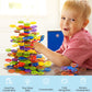 Stack-A-Rainbow-Tree Plastic Stacking Blocks 70 Piece, Balance Game Building Toys For Kids Ages 3-8, Preschool Kindergarten Educational Montessori Toys For 3 4 5 6+ Year Old Boys Girls Birthday Gifts