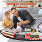 Hot Bee Christmas Train Set,Train Set For Toddlers 2-4,Christmas Train Sets For Around The Tree,Steam Locomotive With Lights,Sounds,And Spray,Easy Setup Train Toy,Perfect Train Set For Kids Ages 4-8