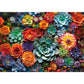 1000 Piece Puzzle For Adults - Colourful Flowers & Succulent Plants Puzzle For Adults Children - Recycled Paper Jigsaw Puzzle 10