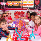 Jazoxdmr Light Up Pop Tubes Telescopic Suction Cup Giraffe Toys,Toddler Travel Toys,Animal Fidget Toys Sensory Toys For Kids Wit