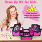 Hollyhi Kids Makeup Kit - 59 Pcs Washable Play Makeup Set, Pink Cosmetic Case for Girls Ages 3-12, Pretend Beauty Vanity Toys