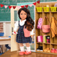 Our Generation Perfect Score School Uniform Doll Outfit for 18" Dolls, Brown, Cotton Blend, Model BD30266Z, Ages 3+