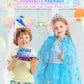 Dolnow Princess Dress Up For Girls, Light Up Princess Cape Princess Dress Costume Crown Wand Gifts For Toddler Girls 3 4 5 6