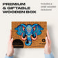 Unidragon Original Wooden Jigsaw Puzzles - Eternal Elephant, 299 Pcs, King Size 16''X12.3'', Beautiful Gift Package, Unique Shap