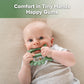 Haakaa Silicone Crab Baby Teether,Teething Toys,360 Baby Toothbrush Head For Infant Self-Brushing Training,Food-Grade Silicone,P