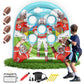 6Ft Football Target Toss Game - Inflatable Football tossing Target Toy for Kids - Carnival Games Party