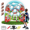 6Ft Football Target Toss Game - Inflatable Football tossing Target Toy for Kids - Carnival Games Party