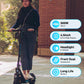 HOVERFLY X3 Electric Scooter for Adults, 10 Solid Tire, Max 18 Mile Range and 20Mph Speed, 500W Motor, with Front Dual Suspensio