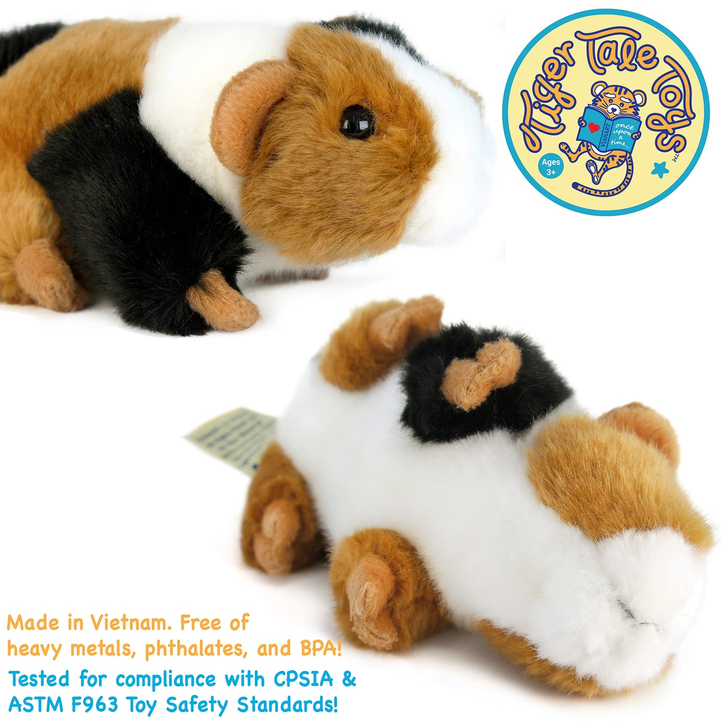 Tigerhart Gigi The Guinea Pig - 6 Inch Stuffed Animal Plush