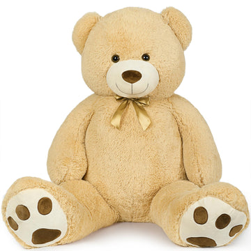 Maogolan Giant Big Teddy Bear Jumbo Stuffed Animal Huge Tan Bear Plush Tan Bear For Girlfriend