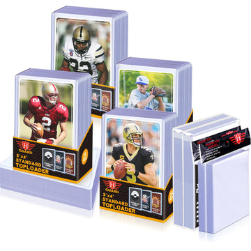 200 Count Toploaders Card Sleeves And 400 Count Clear Soft Penny Card Sleeves For Trading Card, Protective Sleeves Holder Fit For Stardard Cards, Baseball Card, Sports Cards, Mtg